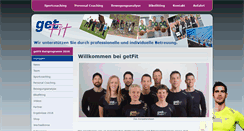 Desktop Screenshot of getfit-online.de